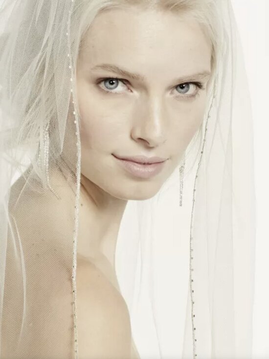 Cathedral Bridal Veil w/CT258 VCT 258LONGWHITE NWT main image 4